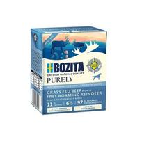 BOZITA Šlapias šunų ėdalas „Purely Paté Duoprotein“ jautienos ir elnienos ėdalui, 370 g
