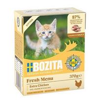 BOZITA Fresh Menu kačiukų ėdalo gabaliukai padaže - šlapias kačių ėdalas - 370 g