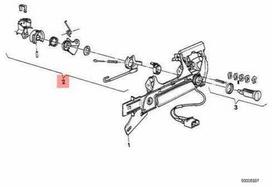 NAUJA OEM Originali BMW E34 E36 Durų Užrakto Cilindro Kairysis Remonto Rinkinys 51218135957