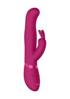 Vive triušio formos vibratorius Izara Rotating Beads Rabbit
