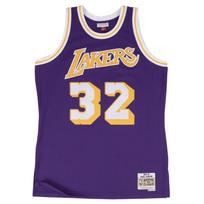 Mitchell & Ness NBA Swingman Jersey 2.0 Los Angeles Lakers 1984-85 Magic Johnson Purple - Dydis S (SMJYGS18176-LALPURP84EJH Marškinėliai)