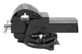 Pasukamos plieninės spaustuvai su priekalu, JCB, JCB-6540305, 125 mm, 150 mm darbinis eiga, 17 mm varžto skersmuo