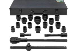 Smūginių įrankių rinkinys, ILOforce, IF-6212-9MPB, 3/4" 21 vnt. 12-kampis su metaline dėže