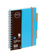 Bloknotas NOTOBOOK, Grand, A5, 100 lapų, langeliais, 80gsm, plastikinis viršelis, su spirale šone