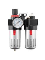 NEO oro paruošimo blokas su filtru, slėgio reduktoriumi ir alyvos dozatoriumi, 1/2", 12 bar, 2500 l/min