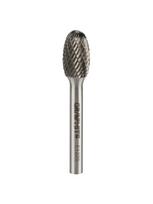 Metalo freza GRAPHITE 55H366 - ovali, 12x20 mm, kotas 6x45 mm