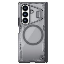 Nillkin Samsung Galaxy Z Fold 7 telefono dėklas MagSafe atsparus UV spinduliams TPU+PC kietas galinis dangtelis Samsung Galaxy Z Fold 7 juoda