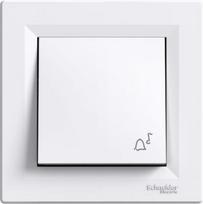 1pole pushbutton -10A screwless, bell symbol, white Asfora EPH0800121 | 3606480525377
