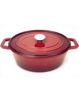 Raudono emalio ketaus puodas 7 l - Hendi 626825