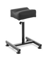 Kosmetinė kėdutė pedikiūrui reguliuojamo aukščio iki 67 cm iki 80 kg - juoda