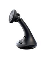 Universalus automobilinis magnetinis telefono laikiklis kabinai, stiklas, juodas