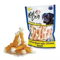 Kiddog Chicken Breast kalcio kauliukai su vištiena, skanėstai šunims; 500g
