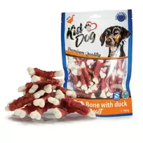 Kiddog Duck Breast kalcio kauliukai su antiena, skanėstai šunims; 250g, 500g