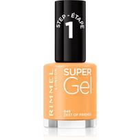 Rimmel Super Gel gelinis nagų lakas, stingstantis be UV / LED lempos atspalvis 046 Zest Of Friends 12 ml