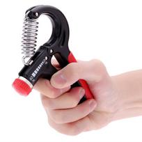 Reguliuojamas treniruoklis riešui Power System Hand grip, oranžinis