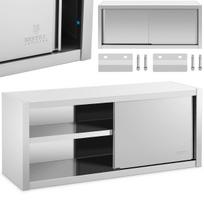 Royal Catering Maitinimo sieninė spintelė su stumdomomis durimis STAL 140 x 45 x 60 cm