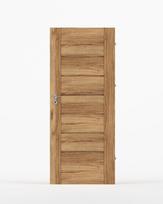 Laminuotos vidaus durys su užlaida VIVENTO PX-01, dešininės, spl. Catania oak, 2030x644x40 mm