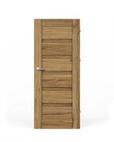 Laminuotos vidaus durys su užlaida VIVENTO PY-01, dešininės, spl. Catania oak, 2030x644x40 mm