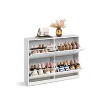 Batai spinta, VASAGLE LBC035B01, 24x105.5x82.7 cm, Sniego baltumo