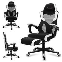 Žaidimų kėdė Huzaro Combat 3.1 White – balta, kvėpuojanti medžiaga, ergonominė