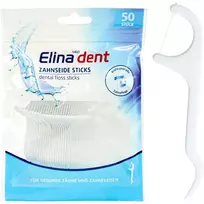 Elina Dent dantų siūlas-pagaliukai, 50 vnt.