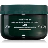 The Body Shop Shea Body Scrub kūno šveitiklis su cukrumi su sviestmedžių aliejumi 250 ml