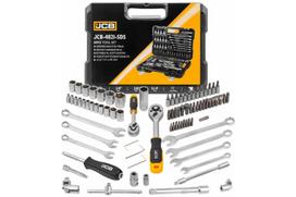 Įrankių rinkinys, JCB, JCB-4821-5DS, 82 vnt., 1/4" ir 3/8" antgaliai, 16 mm žvakės galvutė, HEX ir TORX