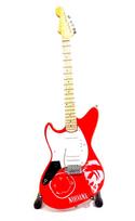 Mini gitara Nirvana / Kurt Cobain – rankų darbo, mahagonas, kolekcinė