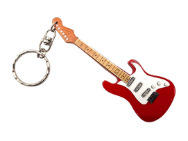 Stilingas mahono gitaros raktų pakabukas – Dire Straits, Mark Knopfler gerbėjams