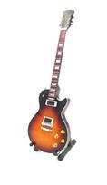 Mini raudonmedžio gitara Slash stiliaus, 1:4 – rocko gerbėjams