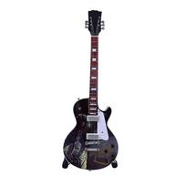 Mini gitara „Led Zeppelin“ – Jimmy Page įkvėpta, kolekcinė, 1:4