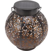 „Elight Garden Decor“ saulės energija varomas IP65 LED retro stiliaus pakabinamas šviestuvas su tamsos jutikliu (15 x 15