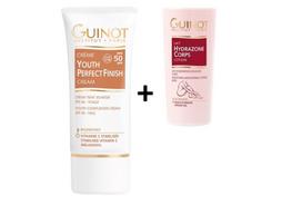 Veido kremas brandžiai odai Guinot Youth Perfect Finish SPF50, 30 ml + Guinot Hydrazone Body Lotion 15 ml