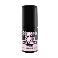 Gelinis nagų lakas "Sincero Salon", 6 ml, FRENCH NUDE, 6151