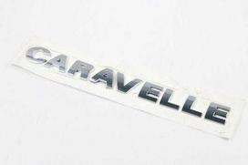 VAG Naujas originalus VW TRANSPORTER (03-11) galinis bagažinės \"CARAVELLE\" užrašas B