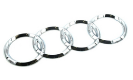 VAG AUTENTIŠKAS OEM Audi Q7 Q5 A8 R8 Galinis Bagažinės Žiedų Emblema Ženklelis 4H0853742A2ZZ