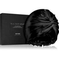 Notino Silk Collection Hair wrap šilkinis turbanas plaukams Black 1 vnt.