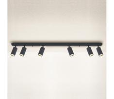 Brilagi - LED dimeriuojamas taškinis šviestuvas SELE 6xGU10/6,5W/230V antracitas