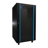 Extralink 22U 600x600 Black, rack cabinet, floor-standing
