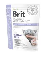 BRIT Veterinary Diets Cat GF Gastrointestinal Low Fat 400 g virškinimo sutrikimų turinčių kačių ėdalas be grūdų