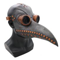 Halloween Plague Doctor latekso kaukė kaukė tušas ilgas nosis snapas paukštis varna cosplay steampunk