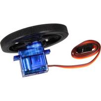 Servo variklis 1.5kg/cm (6V) 360° sukimo kampo FS90R su ratuku JOY-IT