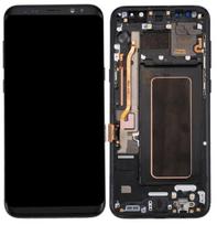 LCD + jutiklinis ekranas Samsung Galaxy S8 PLUS G955 G955F Incell rėmelis juodas
