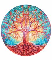 Medinė dėlionė Gyvybės medis Wooden puzzles PW024e, 500 d.