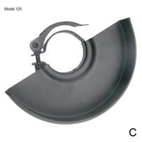 100/115/125/150mm Kampinio šlifuoklio apsauginis gaubtas Saugus šlifavimas Pakeičiamas Elektrinis Apsauga nuo dulkių H7E5 Model 125-1pcs