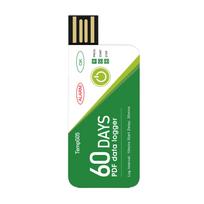 USB temperatūros duomenų registratoriai Termometrai ABS Vienkartiniai šaltojo grandinės transportavimui ir laikymui 60 dienų įrašymas
