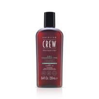 American Crew 3in1 Chamomile Šampūnas, kondicionierius ir dušo želė viename, 250ml