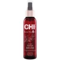 CHI Rose Hip Oil Color Nurture Repair & Shine Leave-In Tonic Atkuriamasis plaukų tonikas, 118ml