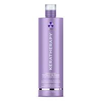 Keratherapy Keratin Infused Totally Blonde Violet Toning Shampoo Geltonus atspalvius neutralizuojantis šampūnas, 1000ml