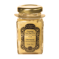 La Sultane de Saba Gold & Champagne Scrub Veido šveitiklis su aukso dalelėmis, 100ml